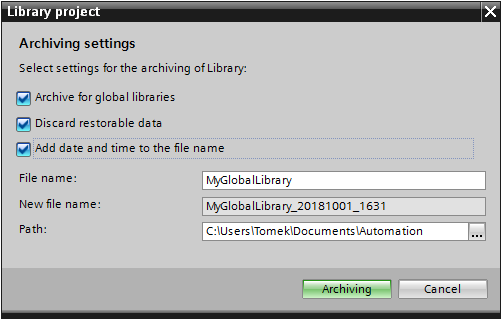 Save-library-TIA-Portal